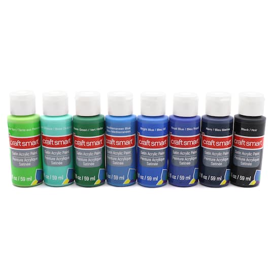 12 Packs: 24 ct. (288 total) Satin Classic Acrylic Paint Set by Craft Smart®